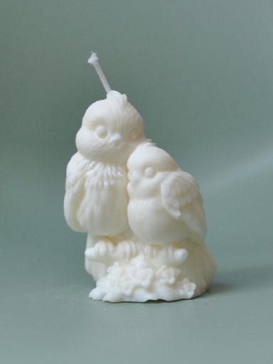 Kaars vogeltjes €4,00