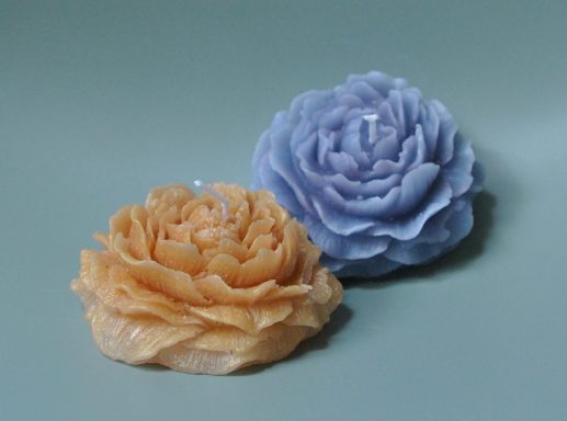 Kaars platte bloem €3,00
